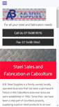 Mobile Screenshot of absteelsupplies.com.au